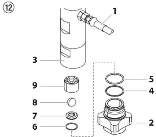 WAGNER ProSpray 3.31 Connect - INLET AND OUTLET VALVE - 2
