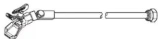 WAGNER ProSpray 3.31 Connect - Tip extension with slewable knee joint (without tip) - 1