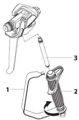 WAGNER ProSpray 3.31 Connect - INTAKE FILTER IN AIRLESS SPRAY GUN (FIG. 10) - 1