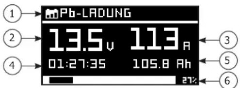 GYS Gysflash 148.12 CNT FV - - Starten des Ladevorgangs: - 2