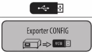 GYS Gysflash 53.24 CNT FV - Exporter une configuration sur clé USB : - 1