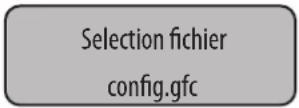GYS Gysflash 53.24 CNT FV - Importer une nouvelle configuration : - 3