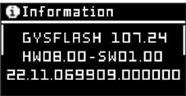 GYS Gysflash 107.24 CNT FV - Information - 1
