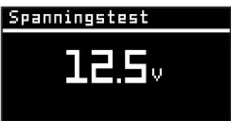 GYS Gysflash 107.24 CNT FV - - Test spanning : - 1