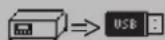 GYS Gysflash 121.12 Cnt-Fv - Export charging data on USB stick: - 1