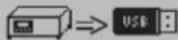 GYS Gysflash 101.12 CNT FV - Export charging data on USB stick: - 1