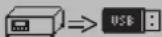 GYS Gysflash 25.48 CNT FV - Exporteren van oplaadgegevens naar USB-stick: - 1