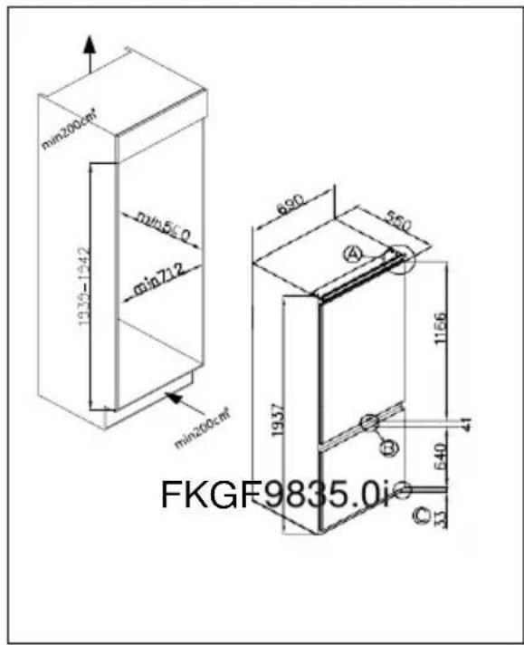 Küppersbusch FKGF8851.0i - Pré paration de l'installation - 4
