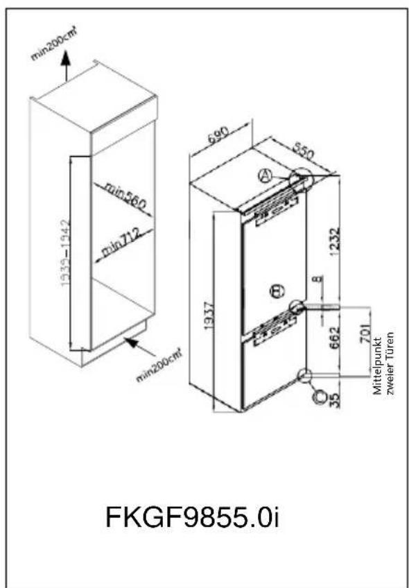 Küppersbusch FKGF8851.0i - Installationsvorbereitung - 2