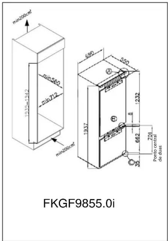 Küppersbusch FKGF8851.0i - Preparação de instalação - 2