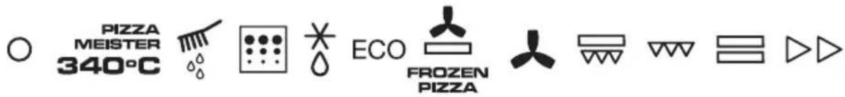 Küppersbusch PizzaMeister BP6332.0S - Símbolos do seletor de funções - 1