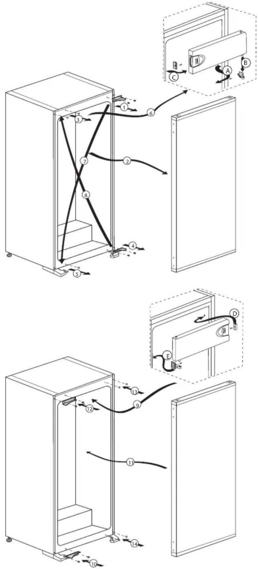 Küppersbusch FK4545.1i - Réversibilité des portes - 1