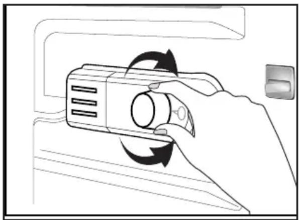Küppersbusch FK2545.0i - Knop om thermostaat in te stellen - 1