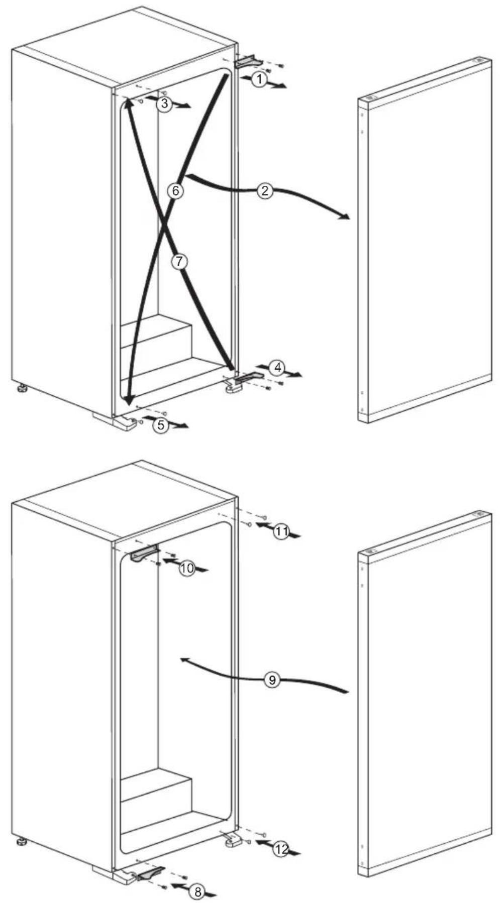 Küppersbusch FK4540.1i - Réversibilité des portes - 1