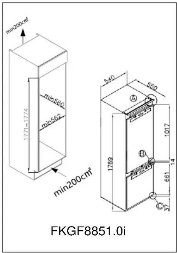 Küppersbusch FKGF9835.0i - Kurulum hazırlığı - 1