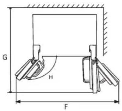 Küppersbusch FKG9801.0E - Space Requirement - 2
