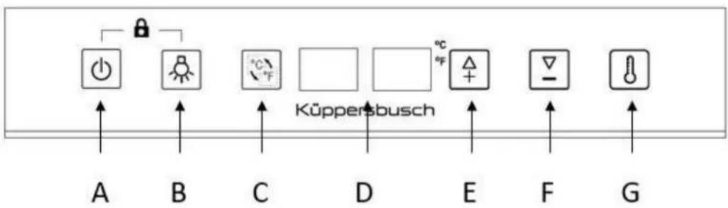 Küppersbusch FWKU1531.0S - Regolazione della temperatura - 1