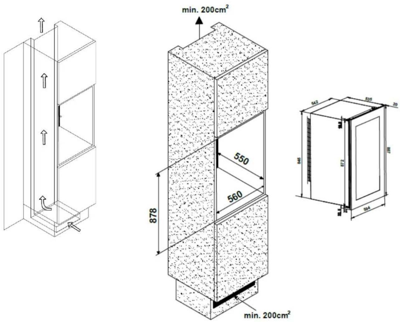 Küppersbusch FWK2852.0S - Built-in installation drawings - 1