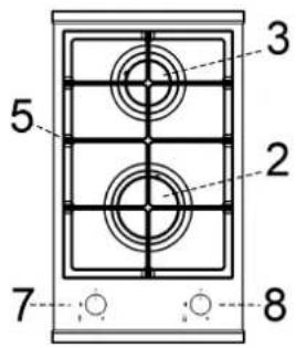 Küppersbusch GKS3820.0ED - DESCRIÇÃO DO APARELHO - 2