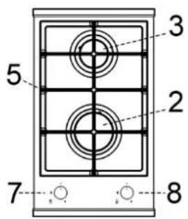 Küppersbusch GKS3820.0ED - PLIIDIPLAATIDE KIRJELDUS - 2
