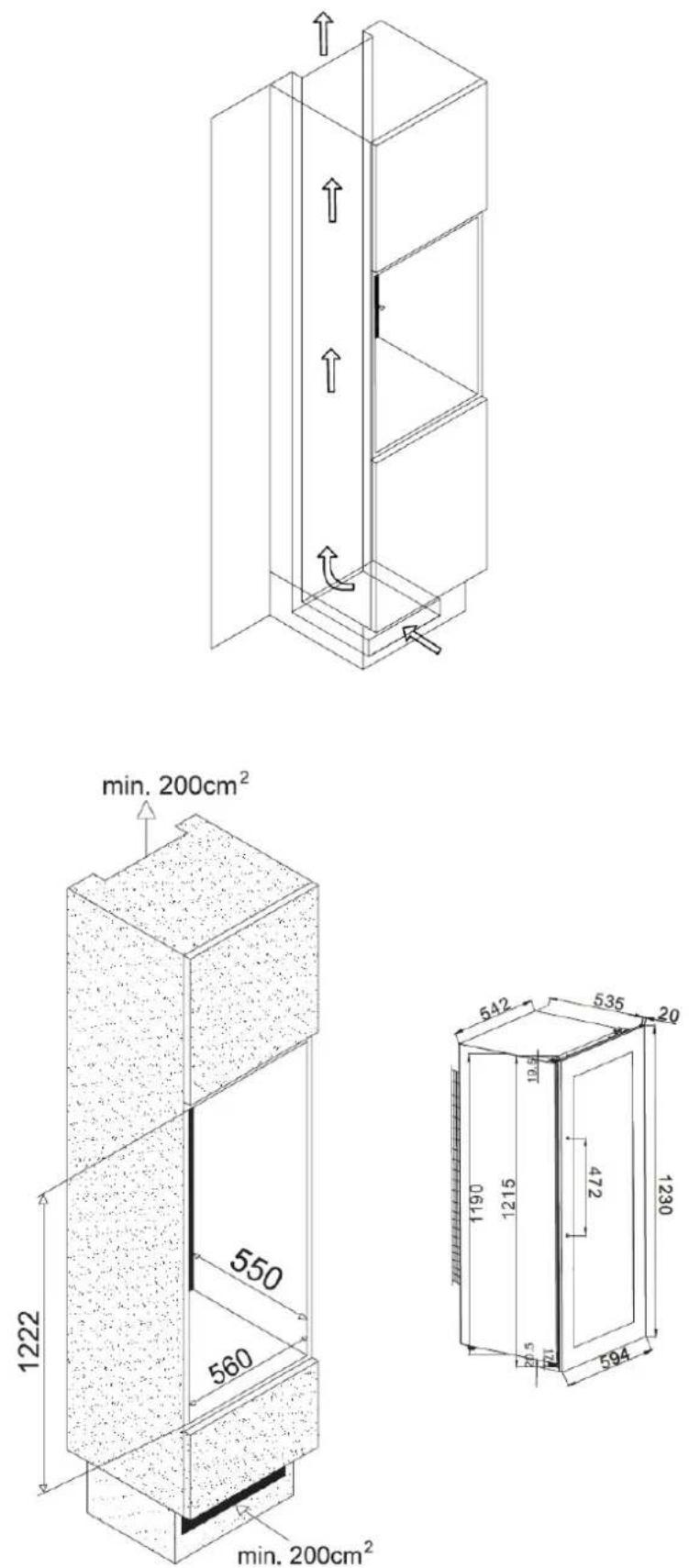 Küppersbusch FWK4800.0S - Built-in installation drawings - 1