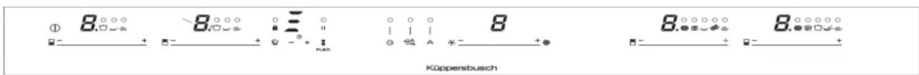 Küppersbusch VKI3850.0SR - Fonction Minuterie (horloge de compte à rebours) - 1