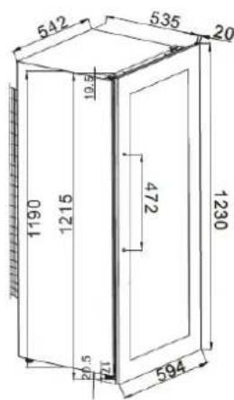 Küppersbusch FWK2800.0S - Built-in installation drawings - 4