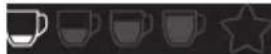 Küppersbusch CKV6800.0KSM - Selección de la cantidad de café - 1