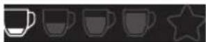 Küppersbusch CKV6800.0KSM - Selecteren van de hoeveelheid koffie - 1
