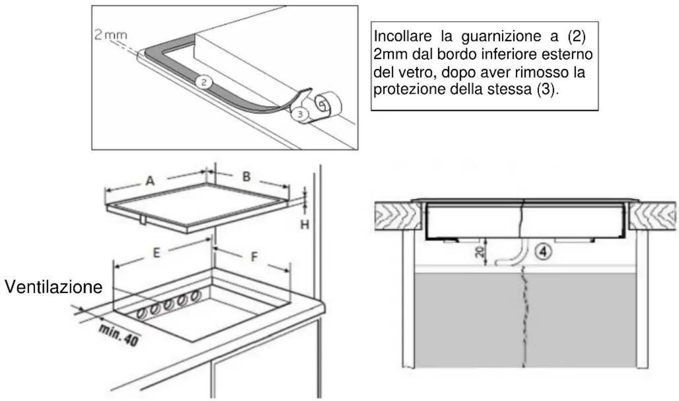 Küppersbusch KI8120.0SR - Come fissare la guarnizione: - 1