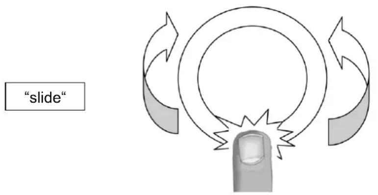 Küppersbusch KI8330.0SR - "SLIDER" zone: to set power and timer values - 1