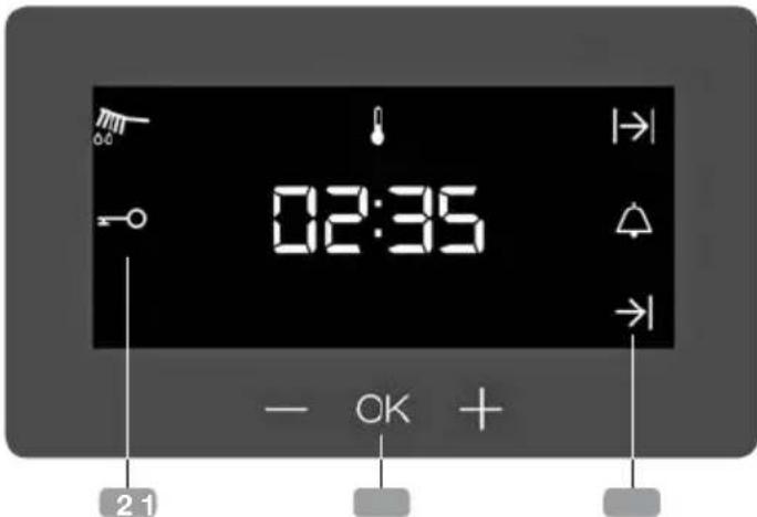Küppersbusch B6120.0S - Electronic clock/timer description - 1