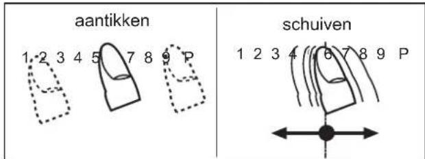 Küppersbusch KMI8560.0SR - Sensorveld aantikken of de vinger verschuiven - 1