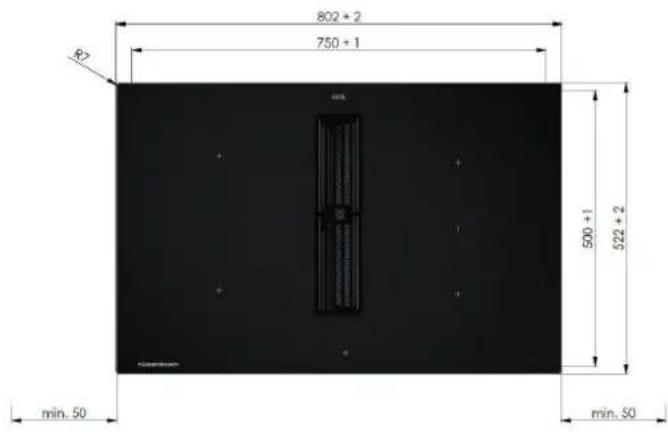 Küppersbusch KMI8560.0SR - Variabele montagemogelijkheden: Randloze montage - 1