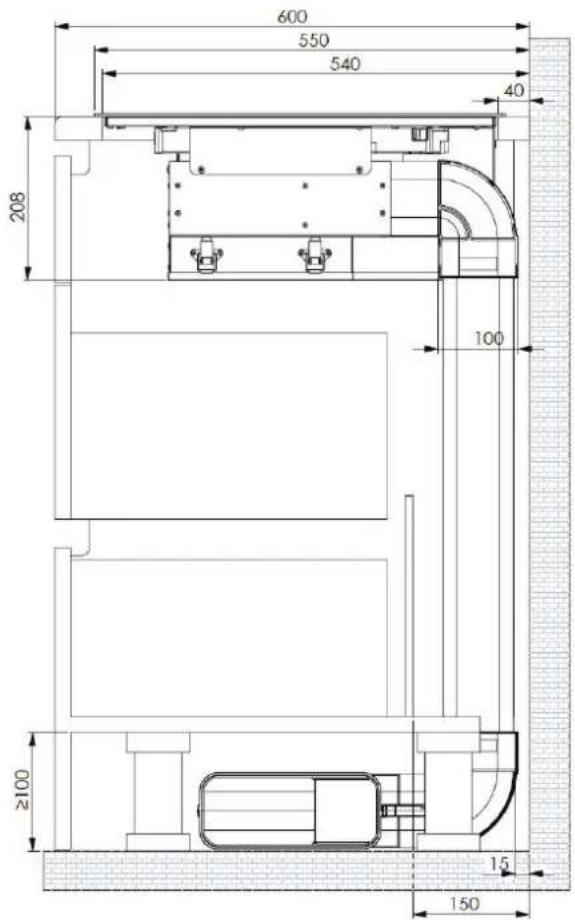 Küppersbusch KMI8560.0SR - Extraction air system assembly - 3