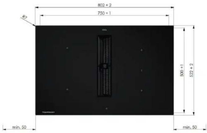 Küppersbusch KMI8560.0SR - Variable Einbaumogglichkeit: fl achenbündiger Einbau - 1