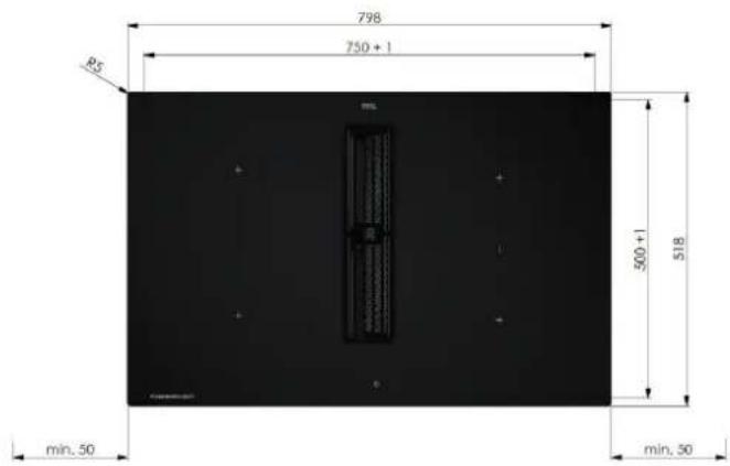 Küppersbusch KMI8560.0SR - Variable installation possibilities: Overlying installation - 1