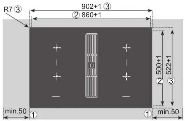 Küppersbusch KMI9850.0SR - Variabele montagemogelijkheden: Randloze montage - 1