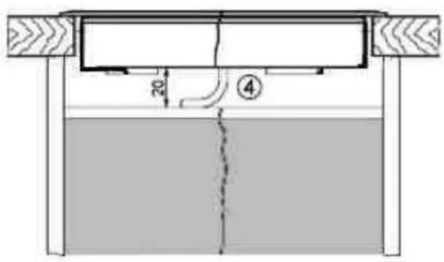 Küppersbusch KI8810.0SR - Plaatsen van de waterdichte strip: - 3
