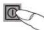Küppersbusch KMI8500.0WR - De-activating the childproof lock for one cooking procedure only - 2