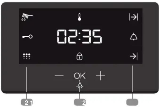 Küppersbusch BP6332.0KSM6 - Descripción del reloj electrónico - 1