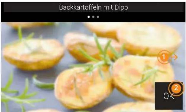 Küppersbusch B6850.0S - Auswahl des Rezepts - 1