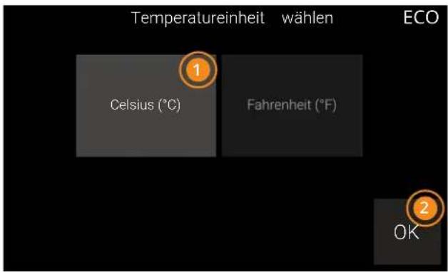Küppersbusch B6850.0S - Einstellung der Gewichtseinheit - 1