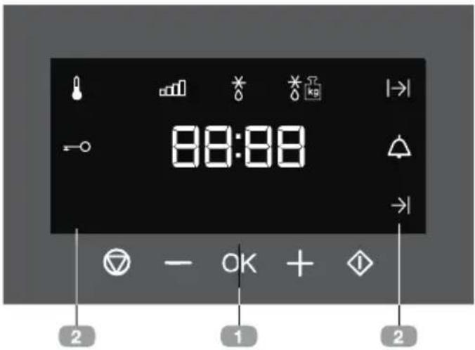 Küppersbusch CBD6550.0S - Descripción del display - 1