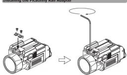 Nitecore NPL27 - Installing the Picatinny Rail Adapter - 1