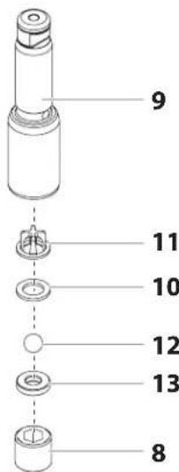 WAGNER ProSpray 3.23 - INLeT AND ouTLeT VALVe - 3