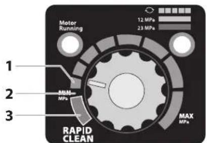 WAGNER ProSpray 3.23 - PRESSURE CONTROL KNOB SETTINGS - 1
