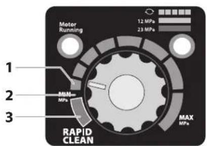 WAGNER ProSpray 3.21 - PRESSURE CONTROL KNOB SETTINGS - 1