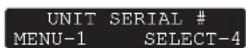 WAGNER ProSpray 3.31 - UNIT SERIAL # SCREEN - 1