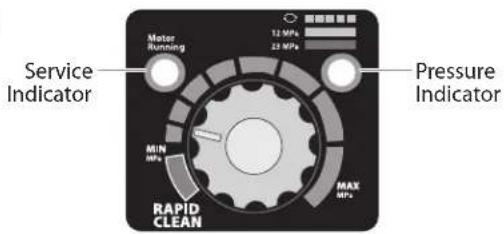 WAGNER ProSpray 3.25 - CONTROL PANEL INDICATORS - 1